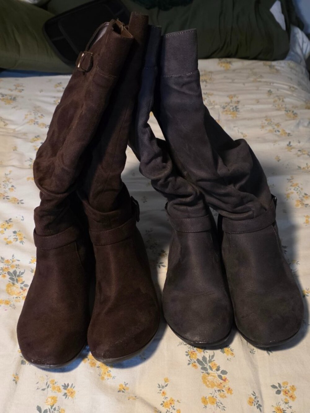 Lot of 2 Pairs Size 9.5W Avenue Aspyn Wide Calf Boots